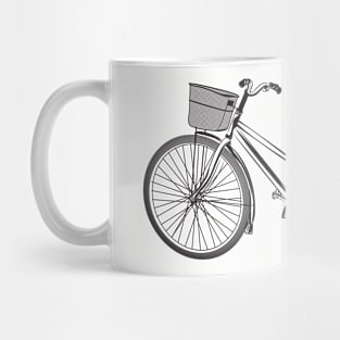 Tradition Beach Bike with Basket Mug